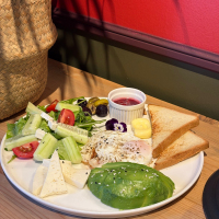 Mediterranean Breakfast with Avocado