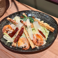 Caesar Salad with Shrimp